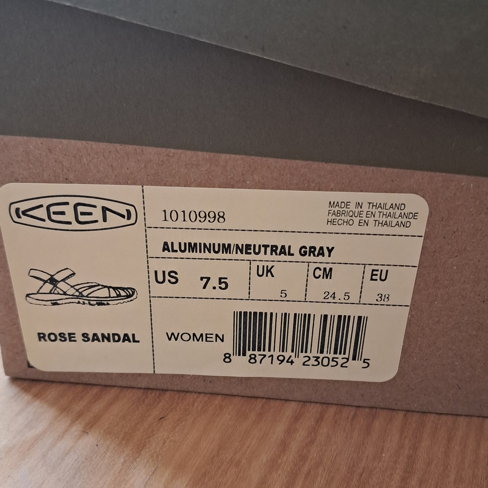 Keen Womens Tan Beige Closed-Toe Watersandals US 7.5 EU 38 - Picture 3 of 4